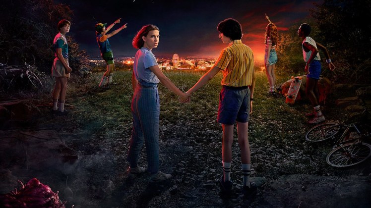 stranger things horizontal poster
