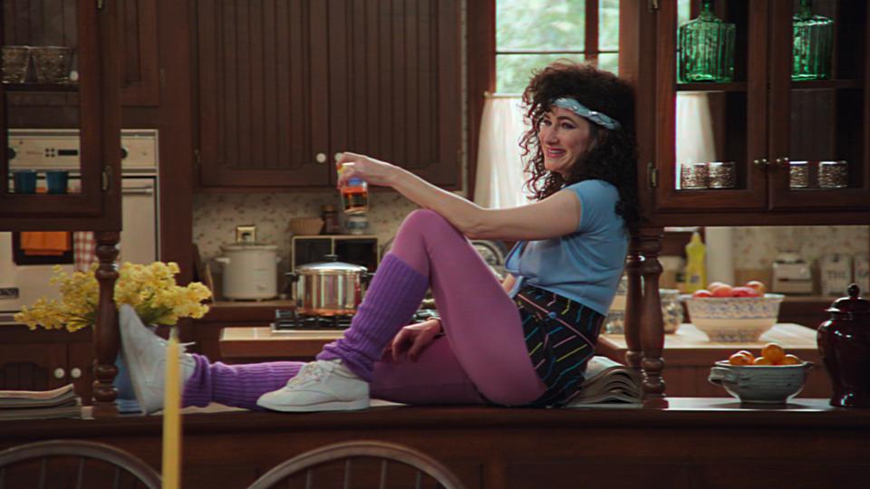 Kathryn Hahn as Agnes in the 1980s episode of 'WandaVision'